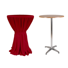 AMSTERDAM BISTRO MASA ÖRTÜSÜ 70 cm Çap - KIRMIZI