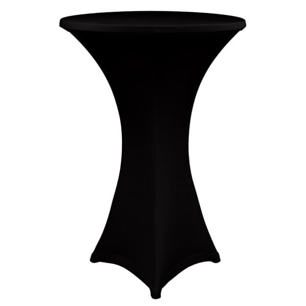 TOKYO BISTRO MASA ÖRTÜSÜ - 160 GR STREÇ KUMAŞ 60 cm Çap - SİYAH
