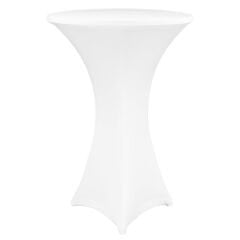 TOKYO BISTRO MASA ÖRTÜSÜ - 160 GR STREÇ KUMAŞ 80 cm Çap - BEYAZ