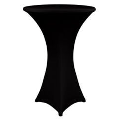 TOKYO BISTRO MASA ÖRTÜSÜ - 160 GR STREÇ KUMAŞ 80 cm Çap - SİYAH