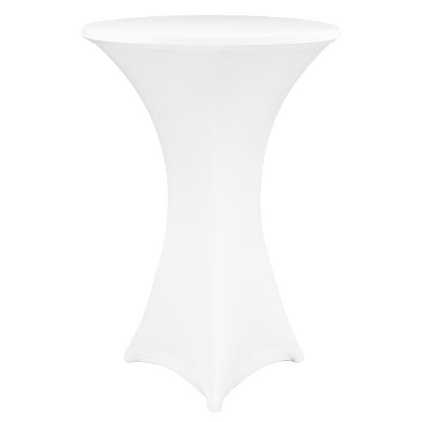 TOKYO BISTRO MASA ÖRTÜSÜ - 160 GR STREÇ KUMAŞ 85 cm Çap - BEYAZ