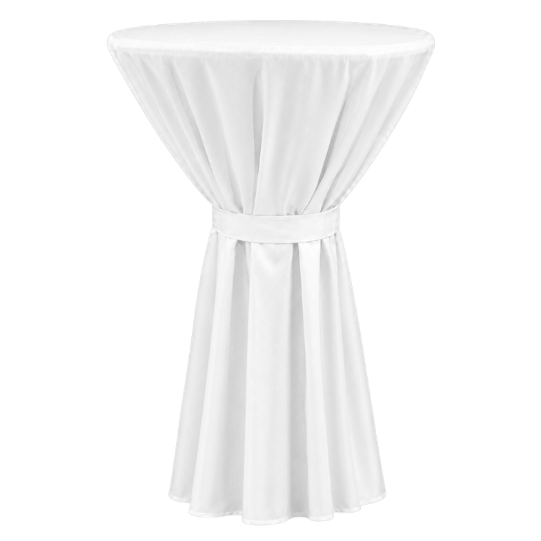 BERLIN BISTRO MASA ÖRTÜSÜ 90 cm Çap - BEYAZ