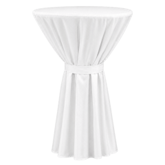 BERLIN BISTRO MASA ÖRTÜSÜ 90 cm Çap - BEYAZ