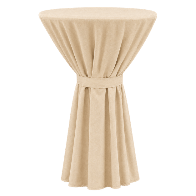 BERLIN BISTRO MASA ÖRTÜSÜ 70 cm Çap - KREM