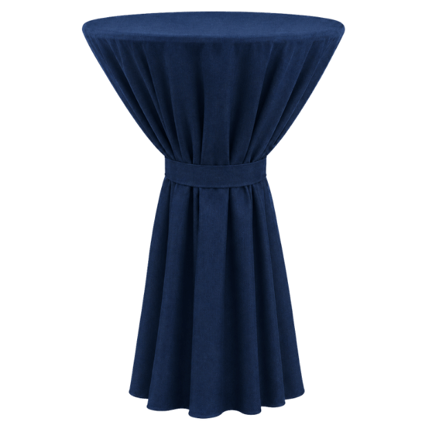 BERLIN BISTRO MASA ÖRTÜSÜ 60 cm Çap - MARINE MAVİ