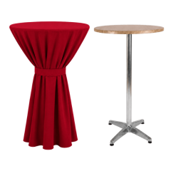 BERLIN BISTRO MASA ÖRTÜSÜ 60 cm Çap - KIRMIZI