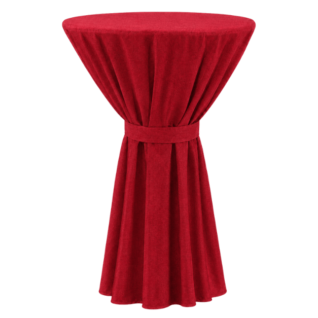 BERLIN BISTRO MASA ÖRTÜSÜ 60 cm Çap - KIRMIZI