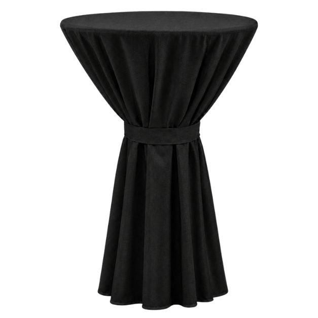 BERLIN BISTRO MASA ÖRTÜSÜ 80 cm Çap - SİYAH
