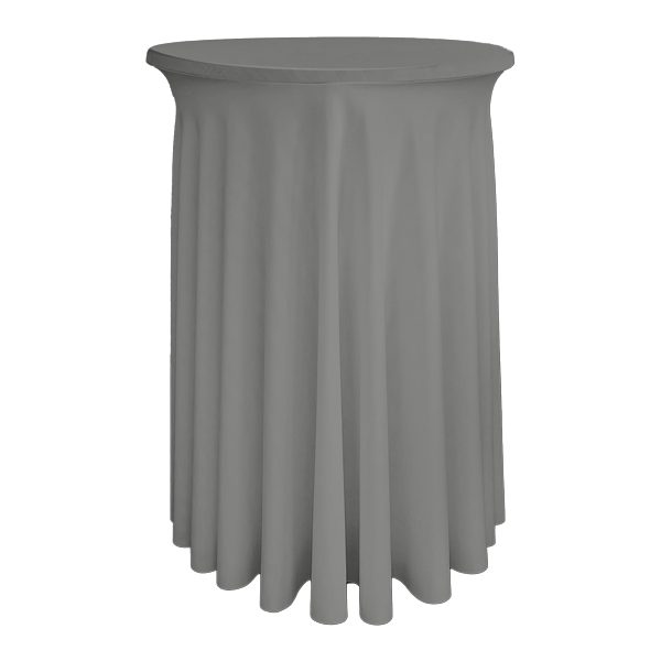 PARİS BİSTRO MASA ÖRTÜSÜ - 220 GR STREÇ 60 cm Çap - GRİ