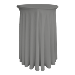 PARİS BİSTRO MASA ÖRTÜSÜ - 220 GR STREÇ 60 cm Çap - GRİ