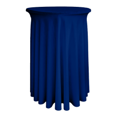 PARİS BİSTRO MASA ÖRTÜSÜ - 220 GR STREÇ 60 cm Çap - MARINE MAVİ