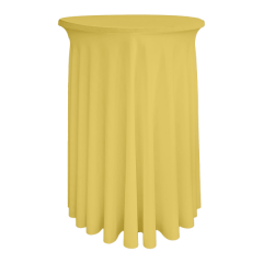 PARİS BİSTRO MASA ÖRTÜSÜ - 220 GR STREÇ 60 cm Çap - SARI