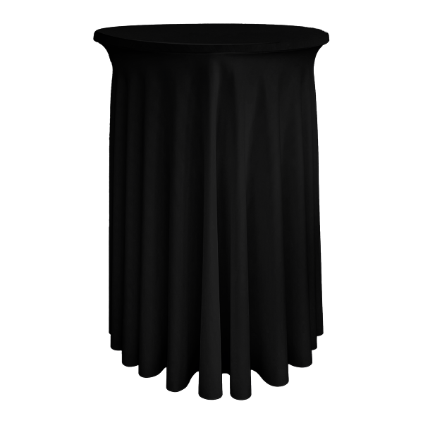 PARİS BİSTRO MASA ÖRTÜSÜ - 220 GR STREÇ 95 cm Çap - SİYAH