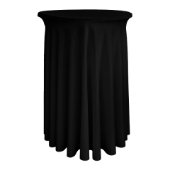 PARİS BİSTRO MASA ÖRTÜSÜ - 220 GR STREÇ 95 cm Çap - SİYAH