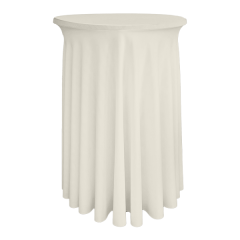 PARİS BİSTRO MASA ÖRTÜSÜ - 220 GR STREÇ 65 cm Çap - EKRU