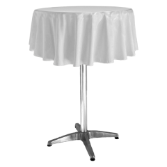 YUVARLAK BISTRO MASA ÖRTÜSÜ 90 cm Çap - BEYAZ