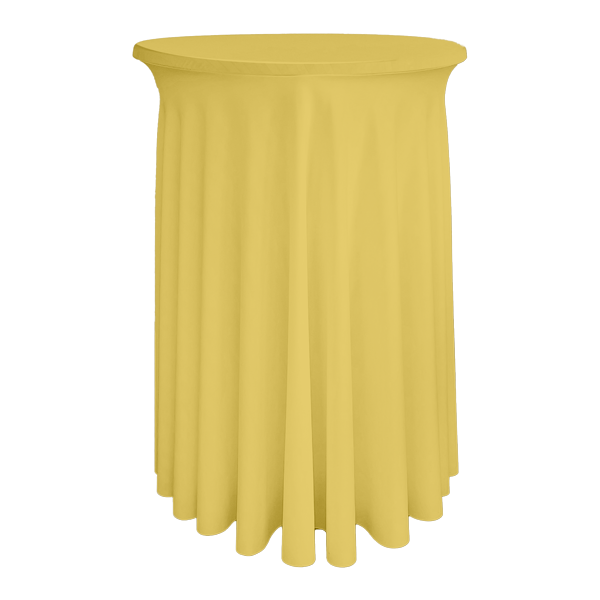 PARİS BİSTRO MASA ÖRTÜSÜ - 220 GR STREÇ 75 cm Çap - SARI