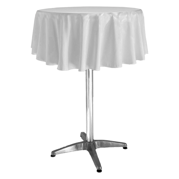 YUVARLAK BISTRO MASA ÖRTÜSÜ 95 cm Çap - BEYAZ