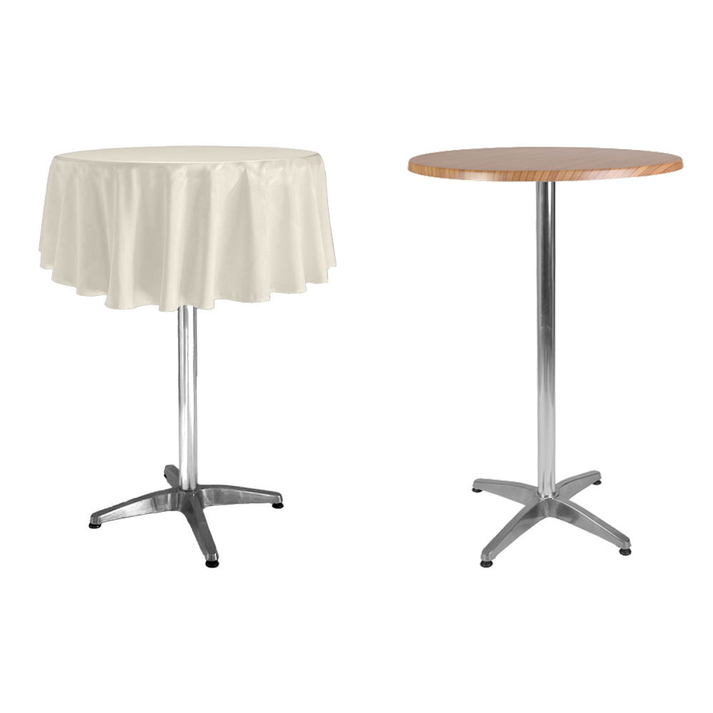 YUVARLAK BISTRO MASA ÖRTÜSÜ 70 cm Çap - EKRU