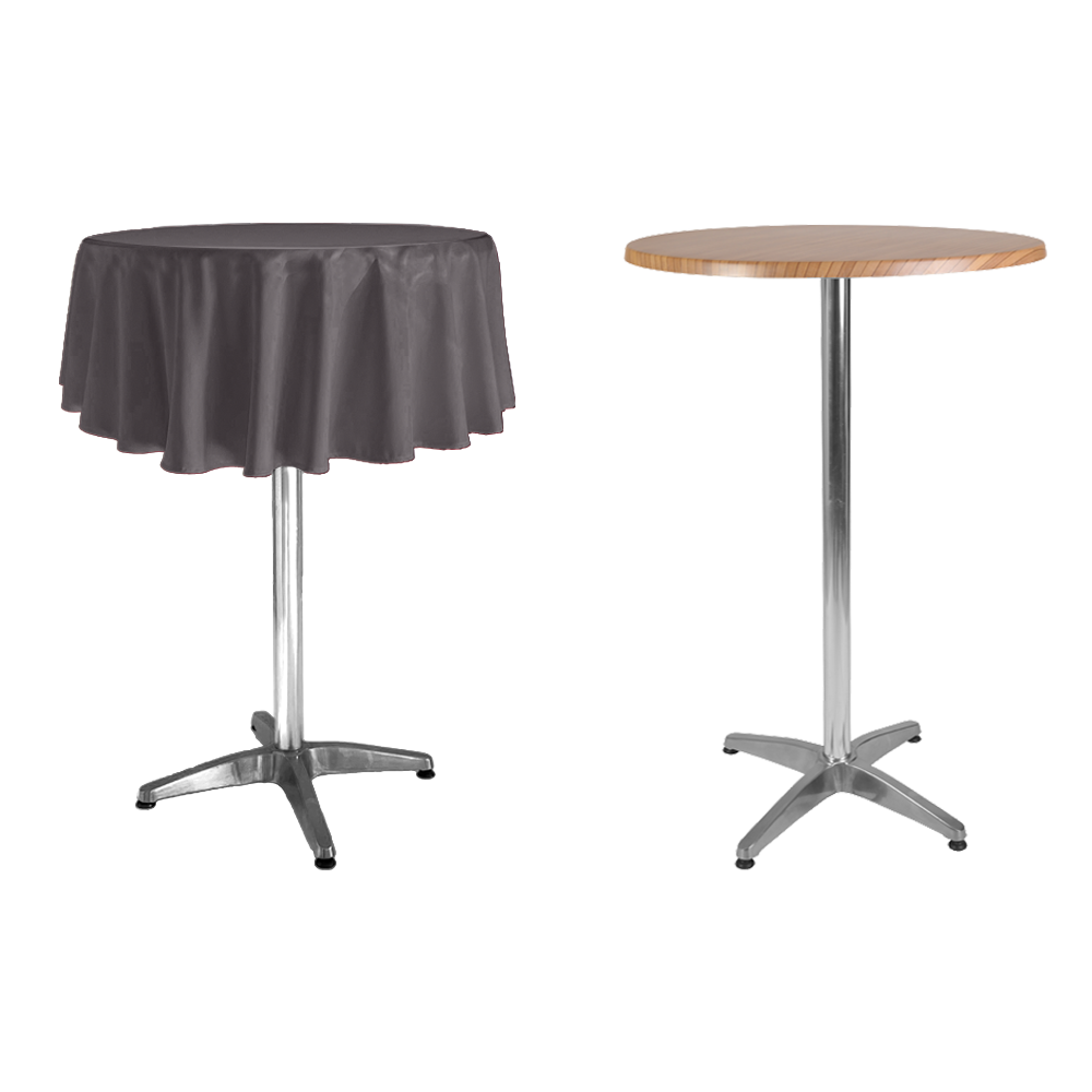 YUVARLAK BISTRO MASA ÖRTÜSÜ 85 cm Çap - GRİ