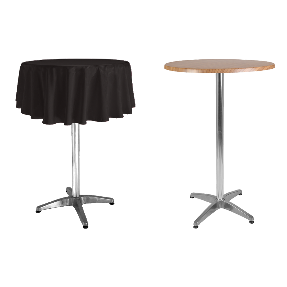 YUVARLAK BISTRO MASA ÖRTÜSÜ 60 cm Çap - ANTRASİT