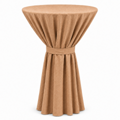 KAMPANYALI BERLIN BISTRO MASA ÖRTÜSÜ - WOVEN POLYESTER 175 GR 80 cm Çap - SALMON