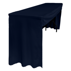 PİLESİZ DİKDÖRTGEN BANKET MASA ÖRTÜSÜ - 3 TARAFI KAPALI En : 70 cm Boy: 120 cm Yükseklik : 73 cm - MARINE MAVİ