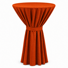 KAMPANYALI BERLIN BISTRO MASA ÖRTÜSÜ - WOVEN POLYESTER 175 GR 90 cm Çap - TERRA