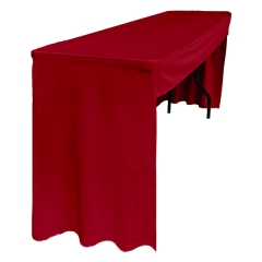 PİLESİZ DİKDÖRTGEN BANKET MASA ÖRTÜSÜ - 3 TARAFI KAPALI En : 70 cm Boy: 140 cm Yükseklik : 73 cm - KIRMIZI