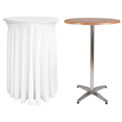 ECO PARIS BISTRO MASA ÖRTÜSÜ Beyaz - 60 cm Çap