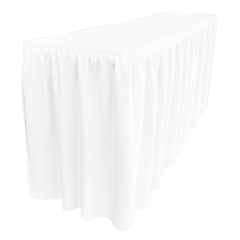 SHIRRED PİLE DİKDÖRTGEN BANKET MASA ÖRTÜSÜ