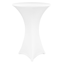 TOKYO BISTRO MASA ÖRTÜSÜ - 220 GR STREÇ KUMAŞ 70 cm Çap - BI STRETCH - BEYAZ