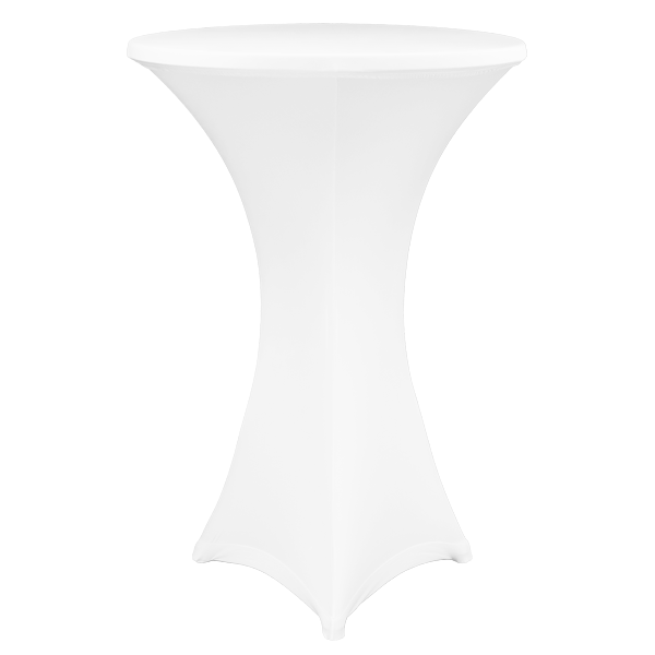 TOKYO BISTRO MASA ÖRTÜSÜ - 220 GR STREÇ KUMAŞ 95 cm Çap - BI STRETCH - BEYAZ