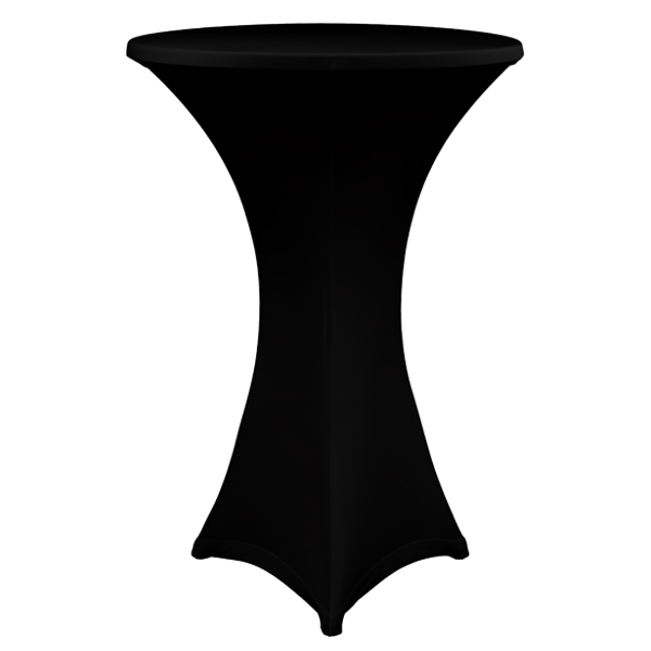 TOKYO BISTRO MASA ÖRTÜSÜ - 220 GR STREÇ KUMAŞ 65 cm Çap - BI STRETCH - SİYAH