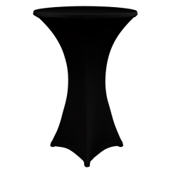 TOKYO BISTRO MASA ÖRTÜSÜ - 220 GR STREÇ KUMAŞ 65 cm Çap - BI STRETCH - SİYAH
