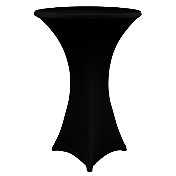 TOKYO BISTRO MASA ÖRTÜSÜ - 220 GR STREÇ KUMAŞ 60 cm Çap - BI STRETCH - SİYAH