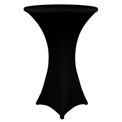 TOKYO BISTRO MASA ÖRTÜSÜ - 220 GR STREÇ KUMAŞ 60 cm Çap - BI STRETCH - SİYAH