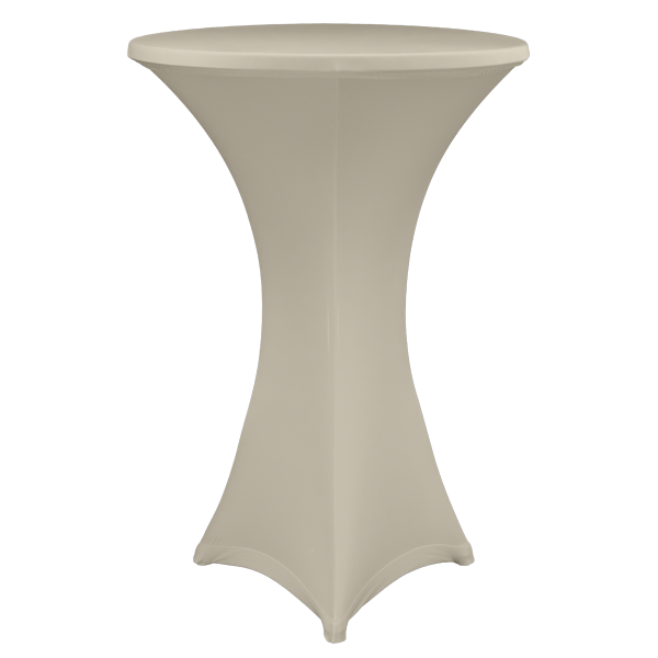 TOKYO BISTRO MASA ÖRTÜSÜ - 220 GR STREÇ KUMAŞ 85 cm Çap - BI STRETCH - EKRU
