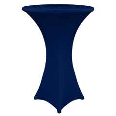 TOKYO BISTRO MASA ÖRTÜSÜ - 220 GR STREÇ KUMAŞ 85 cm Çap - BI STRETCH - MARINE MAVİ