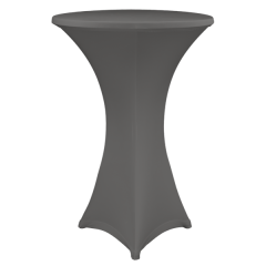 TOKYO BISTRO MASA ÖRTÜSÜ - 220 GR STREÇ KUMAŞ 80 cm Çap - BI STRETCH - GRİ