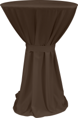 KAMPANYALI BERLIN BISTRO MASA ÖRTÜSÜ - WOVEN POLYESTER 175 GR 80 cm Çap - KIZIL KAHVERENGİ