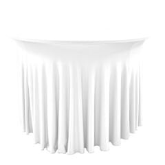 STREÇ FLOW YUVARLAK BANKET MASA ÖRTÜSÜ