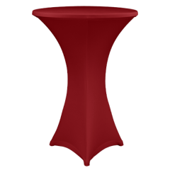 TOKYO BISTRO MASA ÖRTÜSÜ - 220 GR STREÇ KUMAŞ 95 cm Çap - BI STRETCH - KIRMIZI