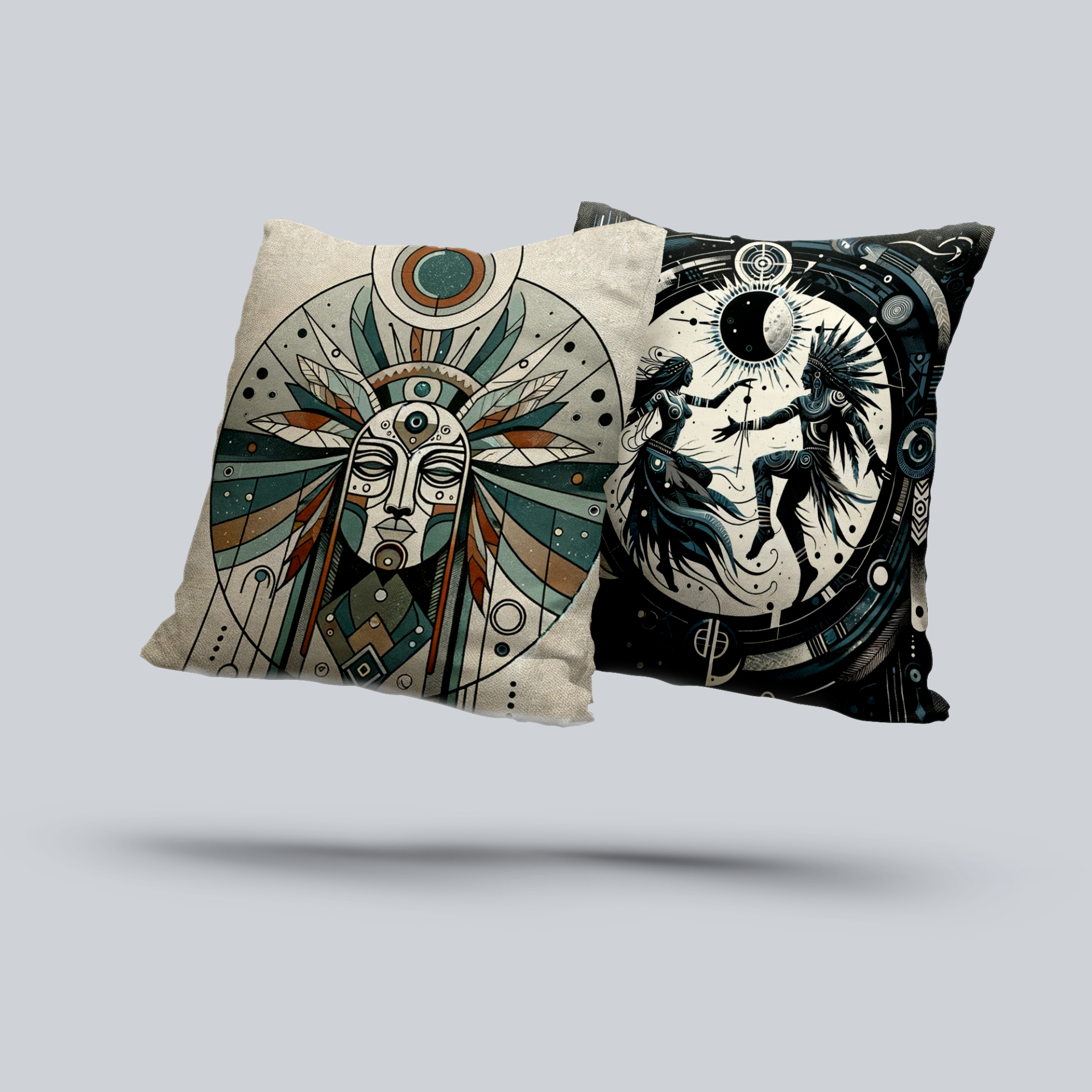 Şaman Serisi - Mistik Yolculuk (40x40 cm)