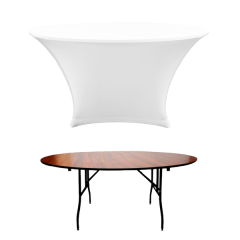 STREÇ YUVARLAK BANKET MASA ÖRTÜSÜ