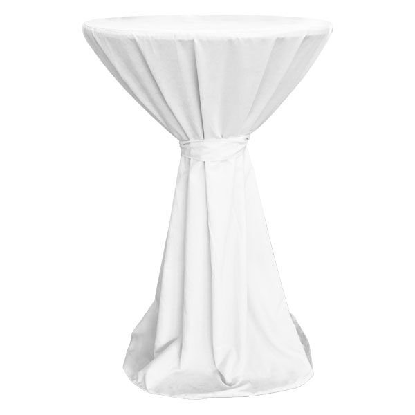 DUBLIN BISTRO MASA ÖRTÜSÜ BEYAZ - 90 cm Çap