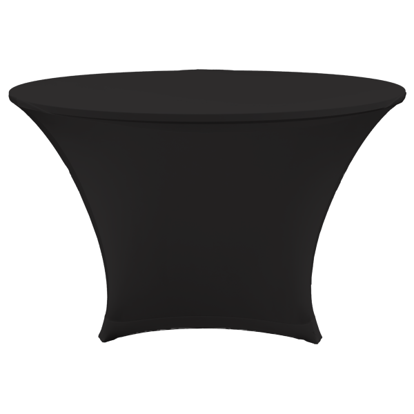 STREÇ YUVARLAK BANKET MASA ÖRTÜSÜ - 220 GR STREÇ ANTRASİT - 180 cm Çap - OCEAN