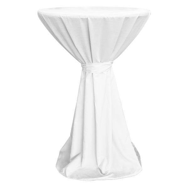 DUBLIN BISTRO MASA ÖRTÜSÜ BEYAZ - 80 cm Çap