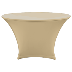 STREÇ YUVARLAK BANKET MASA ÖRTÜSÜ - 220 GR STREÇ KREM - 150 cm Çap - BI STRETCH
