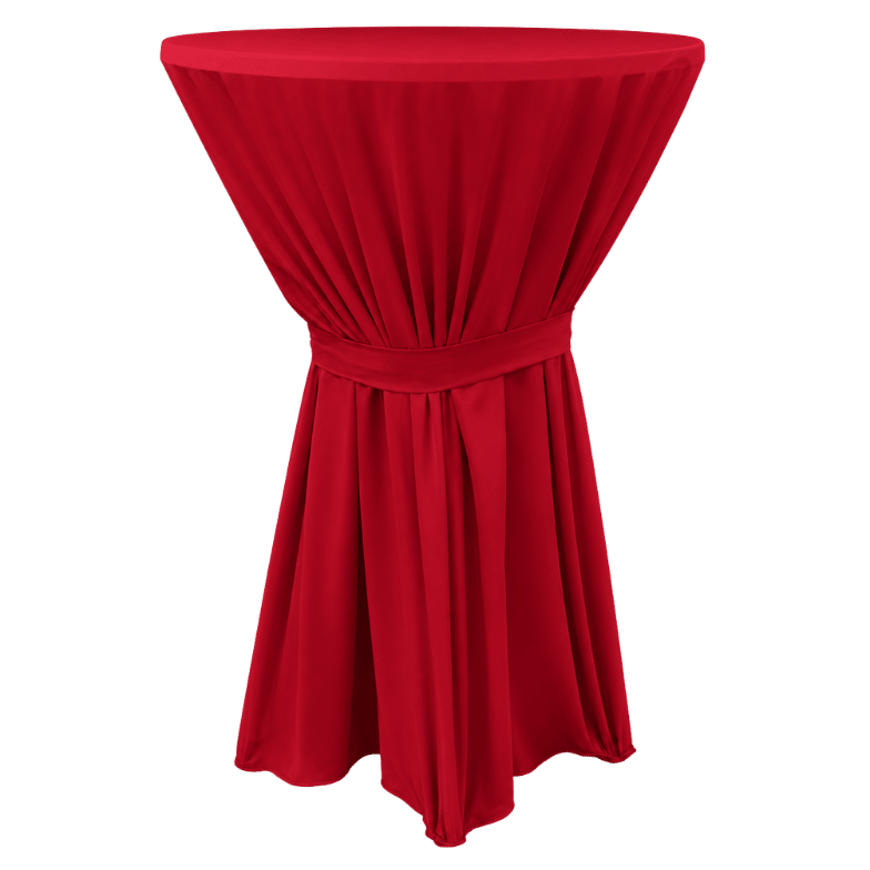 TOSCANA BİSTRO MASA ÖRTÜSÜ 60 cm Çap - KIRMIZI